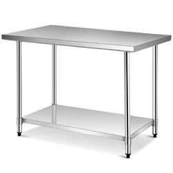 30" x 48" Stainless Steel Food Preparation Kitchen Table