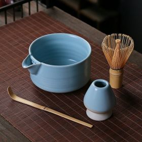 Matcha Tool Suit Japanese Gift Box (Option: Sky Blue Suit)