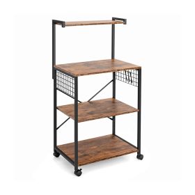 Multi-Tier Kitchen Storage & Organization Bakers Rack (Color: As pic show, Type: Style B)