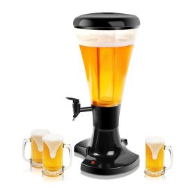 Commercial & Household Beer Tower Beverage Dispenser (Qty: 1Pcs, Color: Black)