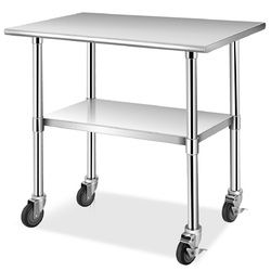 NSF Stainless Steel Commercial Kitchen Prep & Work Table (SKU: TL35113)